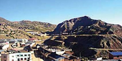 Yacimiento hallado en Corocoro, Bolivia