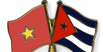 Banderas Cuba y Vietnam
