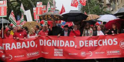 Multitud de indignados españoles 