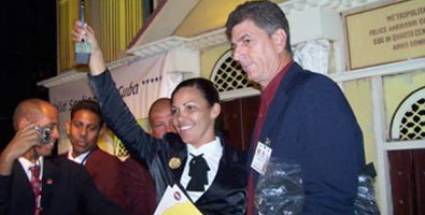 Cantinera santiaguera Yindra Vázquez la O