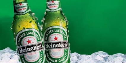 Cerveza Heineken helada