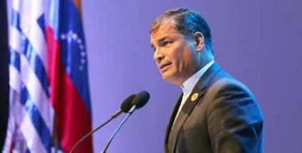 Presidente de Ecuador, Rafael Correa