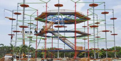 El parque de escalada Rocarena o Torre de Cristal