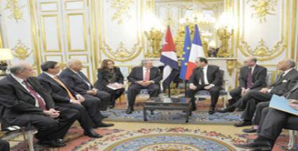 Francia y Cuba abren nueva página en sus relaciones