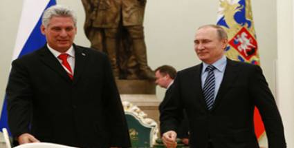 Vladimir Putin,recibió a Miguel Díaz-Canel,