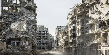 Grandes destrucciones de la guerra en Siria