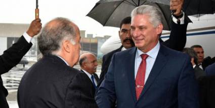 Llegó el Presidente Díaz-Canel a México    