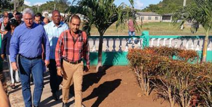 Encabeza Díaz-Canel visita de gobierno a Ciego de Ávila