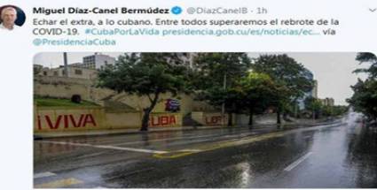 Presidente de Cuba convoca a máximo esfuerzo en lucha contra Covid-19