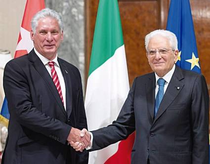 Cuba e Italia por reforzar nexos económicos y comerciales