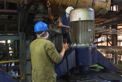 Discreta producción de azucar en centrales de Las Tunas
