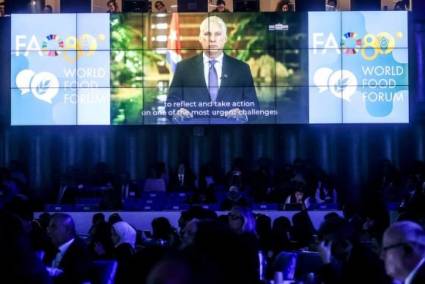 La voz de Cuba en Foro Mundial de la Alimentación